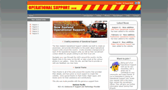Desktop Screenshot of operationalsupport.co.nz